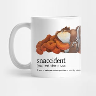 Cheesey Curl Chipmunk in Black Font Mug